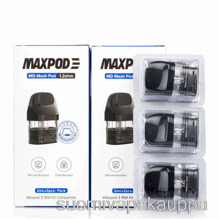 Vape Box Freemax Md Mesh Vaihtokotelot 1.2ohm Md Mesh Kotelot